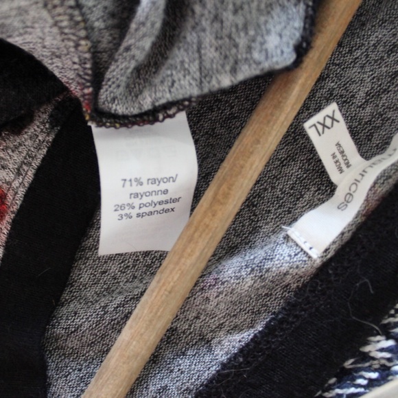 Maurices Floral Long Sleeve Top XXL Preowned - Picture 5 of 6